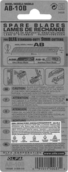 OLFA  9 х 80 х 0.38 мм, 10 шт, сегментированные лезвия (OL-AB-10B) OL-AB-10B