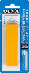 OLFA  9 х 80 х 0.38 мм, 50 шт, сегментированные лезвия (OL-AB-50B) OL-AB-50B