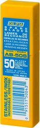 OLFA  9 х 80 х 0.38 мм, 50 шт, сегментированные лезвия (OL-AB-50S) OL-AB-50S