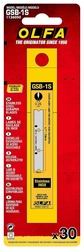OLFA  30 шт, прямые лезвия GSR-1/3B GSR-2 для скребков 120 мм (OL-GSB-1S) OL-GSB-1S