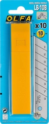 OLFA  18 х 100х 0.5 мм, 10 шт, сегментированные лезвия (OL-LB-10B) OL-LB-10B