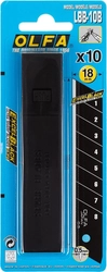OLFA  EXCEL BLACK, 18 х 100 х 0.5 мм, 10 шт, сегментированные лезвия (OL-LBB-10B) OL-LBB-10B