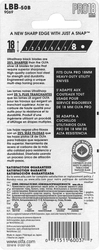 OLFA  EXCEL BLACK, 18 х 100 х 0.5 мм, 50 шт, сегментированные лезвия (OL-LBB-50B) OL-LBB-50B