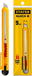 STAYER  QUICK-9.9 мм, нож из АБС пластика (0901) 0901_z01