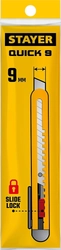 STAYER  QUICK-9.9 мм, нож из АБС пластика (0901) 0901_z01