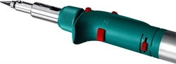 KRAFTOOL  SolderGas, 120 K, 30 - 120 Вт, 1300°С, горелка, фен, пьезоподжиг, набор 10 в 1, газовый паяльник (55503-H10) 55503-H10