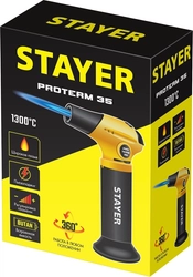 STAYER  ProTerm 35, 1300°С, автономная газовая горелка с пьезоподжигом, Professional (55522) 55522