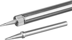 STAYER  PROTerm, 40 Вт, с 2к рукояткой, конус, подставка + припой + сменное жало + канифоль, набор для паяльных работ, Professional (55312-40-H5) 55312-40-H5