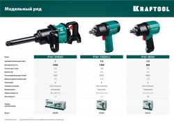KRAFTOOL  PW-3400, 1″, 3400 Н·м, ударный пневматический гайковерт (64200) 64200