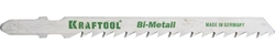 KRAFTOOL  T144DF, EU-хвост., по дереву Bi-Met, шаг 4 мм, 75 мм, 2 шт, полотна для лобзика (159520-4) 159520-4