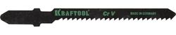 KRAFTOOL  T119BO, EU-хвост., по дереву, пластику, фигурный рез, шаг 2 мм, 50 мм, 2 шт, полотна для лобзика (159536-2) 159536-2