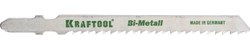 KRAFTOOL  T127DF, EU-хвост., по мягкому металлу Bi-Met, шаг 3 мм, 75 мм, 2 шт, полотна для лобзика (159556-3) 159556-3