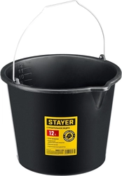 STAYER  STRONG, 12 л, строительное пластиковое ведро (06083-12) 06083-12_z02