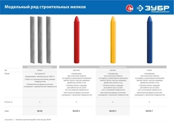 ЗУБР  синие, 6 шт, разметочные восковые мелки, Профессионал (06330-7) 06330-7