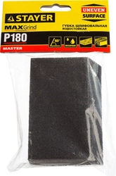 STAYER  P180, 100 x 68 x 42 x 26 мм, водостойкая, четырехсторонняя угловая шлифовальная губка (3561-180) 3561-180