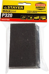 STAYER  P320, 100 x 68 x 42 x 26 мм, водостойкая, четырехсторонняя угловая шлифовальная губка (3561-320) 3561-320