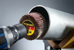 STAYER  d 30 x 15 мм, P320, на шпильке d 6 мм, круг шлифовальный лепестковый (36606-320) 36606-320