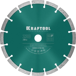 KRAFTOOL  Universal, 230 мм, (22.2 мм, 10 х 2.8мм), сегментный алмазный диск (36680-230) 36680-230