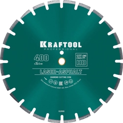 KRAFTOOL  Laser-Asphalt, 400 мм, (25.4/20 мм, 10 х 3.4 мм), сегментный алмазный диск (36687-400) 36687-400
