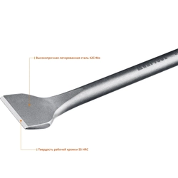KRAFTOOL  Alligator, 50 х 400 мм, SDS-max, пикообразное зубило (29333-50-300) 29333-50-300_z01