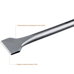 KRAFTOOL  Alligator, 50 х 400 мм, SDS-max, пикообразное зубило (29334-50-400) 29334-50-400_z01