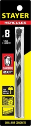STAYER  Hercules, 8 x 120 мм, cверло по бетону, Professional (2915-120-08) 2915-120-08_z01