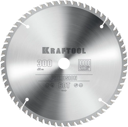 KRAFTOOL  Precision, 300 х 30 мм, 60Т, пильный диск по дереву (36952-300-30) 36952-300-30