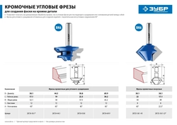 ЗУБР  38.1 x 14 мм, фреза кромочная для углового сращивания, Профессионал (28724-38.1) 28724-38.1