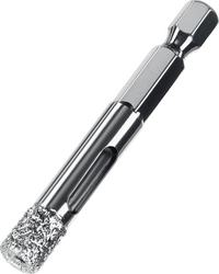 ЗУБР  АВК, d 8 мм, (HEX 1/4″, 15 мм кромка), вакуумное алмазное трубчатое сверло, Профессионал (29865-08) 29865-08