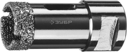 ЗУБР  АВК, d 25 мм, (М14, 15 мм кромка), вакуумная алмазная коронка, Профессионал (29865-25) 29865-25