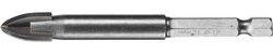 STAYER  12 мм, 4х кромка, HEX 1/4, Сверло по стеклу и кафелю (2985-12) 2985-12_z01