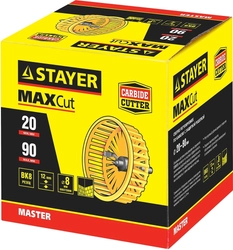 STAYER  20 - 90 мм, с защитной решеткой, по кафелю и керамике ″Балеринка″, регулируемое сверло (33342) 33342_z01