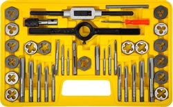 STAYER  MaXCut, 40 предметов, инструментальная сталь, набор метчиков и плашек (2805-H40) 2805-H40_z01
