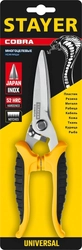 STAYER  COBRA, 200 мм, Универсальные технические ножницы, Professional (23227) 23227