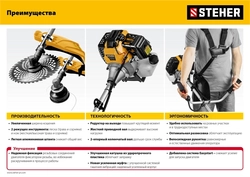 STEHER  2.5 кВт, бензиновый триммер (BT-2500-S) BT-2500-S