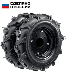 ЗУБР  КП-1, 4.00-8, 2 шт., пневматические колеса для мотоблоков (707106-1) 707106-1