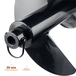 ЗУБР  d 250 мм, грунт, шнек для мотобуров (7051-25) 7051-25