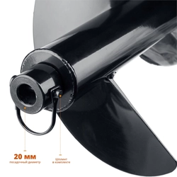 ЗУБР  d 300 мм, грунт, шнек для мотобуров (7051-30) 7051-30