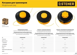 STEHER  BTH-10C, М10 Х 1.25 LH, катушка для триммера (75115) 75115