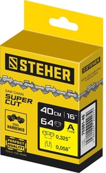 STEHER  type A, шаг 0.325″, паз 1.5 мм, 64 звена, цепь для бензопил (75301-40) 75301-40