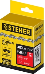 STEHER  type C, шаг 3/8″, паз 1.3 мм, 56 звеньев, цепь для электропил (75303-40) 75303-40