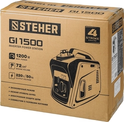 STEHER  1200 Вт, инверторный генератор (GI-1500) GI-1500