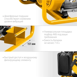 STEHER  3300 Вт, бензиновый генератор с электростартером (GS-4500E) GS-4500Е