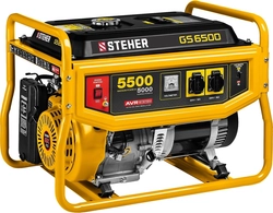 STEHER  5500 Вт, бензиновый генератор (GS-6500) GS-6500