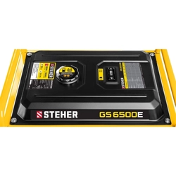 STEHER  5500 Вт, бензиновый генератор с электростартером (GS-6500E) GS-6500Е