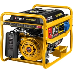 STEHER  7000 Вт, бензиновый генератор с электростартером (GS-8000E) GS-8000Е