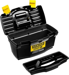 STAYER  ORION-19, 480 х 250 х 240 мм, (19″), пластиковый ящик для инструментов (38110-18) 38110-18_z03