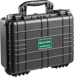 KRAFTOOL  PANZER-16, 400 х 330 х 170 мм, (16″), IP55, ударопрочный пластиковый ящик (38251-16) 38251-16