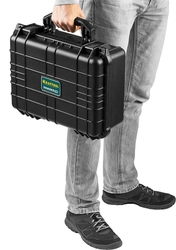 KRAFTOOL  PANZER-16, 400 х 330 х 170 мм, (16″), IP55, ударопрочный пластиковый ящик (38251-16) 38251-16