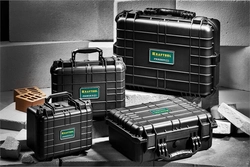 KRAFTOOL  PANZER-16, 400 х 330 х 170 мм, (16″), IP55, ударопрочный пластиковый ящик (38251-16) 38251-16
